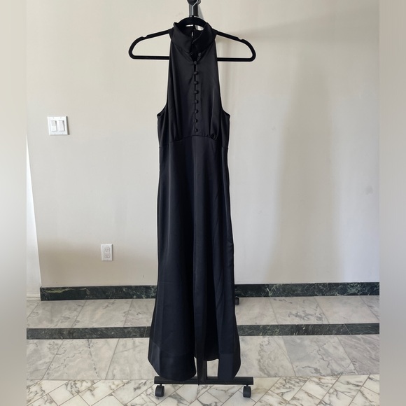C/meo back satin midi dress size M - Picture 1 of 6